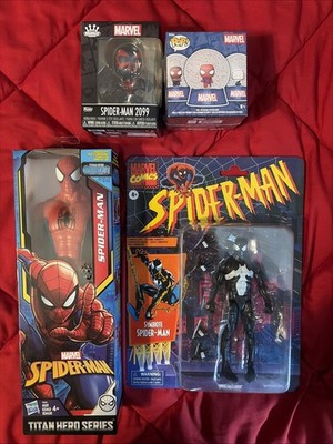 Spider-verse Christmas Gift Lot - 4 Toys - Spider-Man and Symbiote - Fast Ship