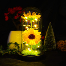 Mothers Day Sunflower Gifts for Women,Sun Flowers Home Decor,Preserved Sunflower