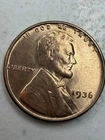 1936 Lincoln Wheat Cent AU