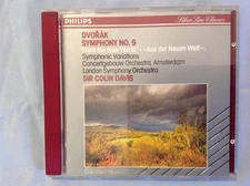 DVORAK SYMPHONY NO. 9 - SYMPHONIC VARIATIONS CD - SIR COLIN DAVIS - VERY GOOD