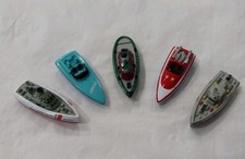 Vintage 1987 Galoob Micro Machines Boat / Ship Lot Of 5