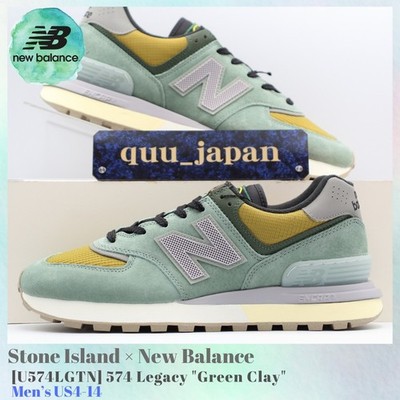 Stone Island x New Balance 574 Legacy Green Clay U574LGTN Men's US4-14 NEW