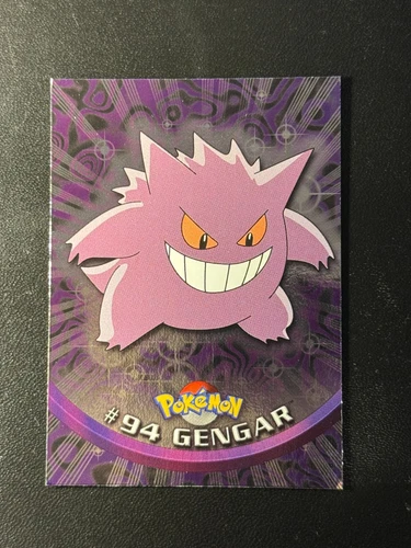 Gengar 94 Silver Foil Blue Logo Topps Pokemon