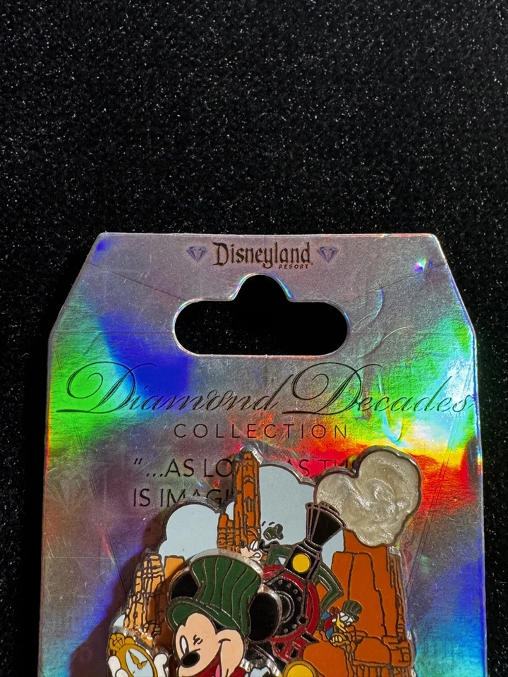 Mickey - Big Thunder Mountain Railroad - Diamond Decades - Disneyland Resort Pin-LE Foto 2 de 4