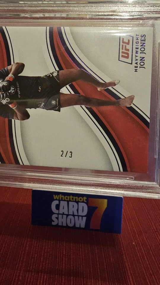 2023 Panini Immaculate UFC Jon Jones Purple #2/3 SSP BGS 7 NEAR MINT (ML) - Image 3 of 3