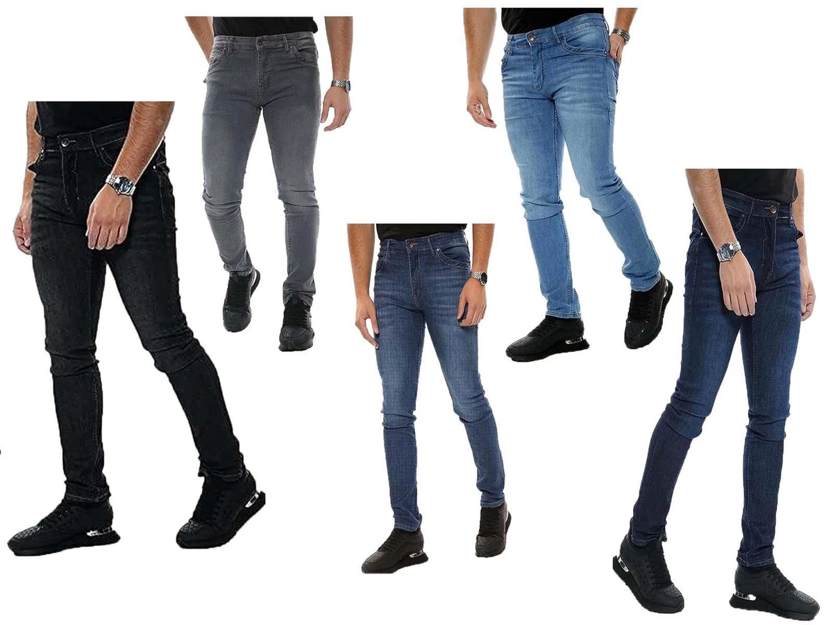 Mens jeans 2025 narrow bottom