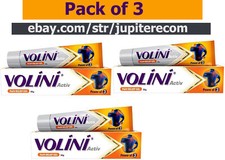 Volini Pain Relief Gel 50g x 3 Fast Muscle Joint Pain Relief