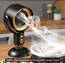 Puffhide Purifier,Smoke Fan For Smoking Indoors, Portable  (Gold, Plug-in model)