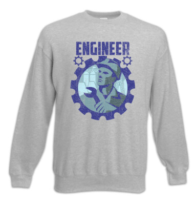Engineer II Sweatshirt Pullover Engineer Supervisor Ingenieur Bauleiter