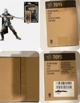 Star Wars TVC The Mandalorian Full Beskar 3.75'' Figure Sealed Case of Eight #987