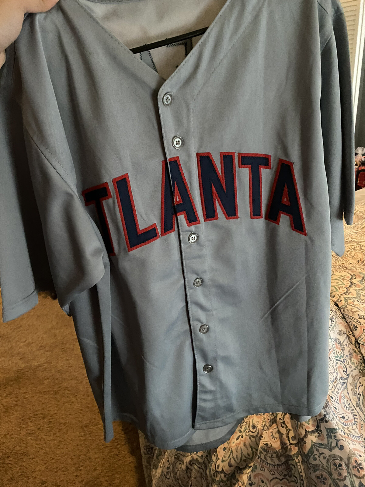 Freddie Freeman Autographed Signed Atlanta Braves Custom Braves Jersey JSA COA Auto 