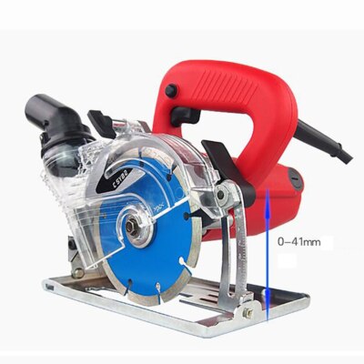 220V Electric Dust-free Saw Wood Stone Tile Grooving Cutting Machin Circular Saw