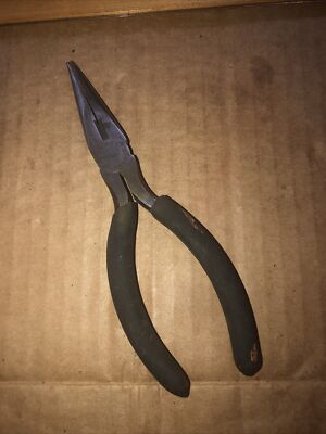 Durex Long Nose Pliers 6 1/2 Inch Drop Forged Chrome Alloy Steel !