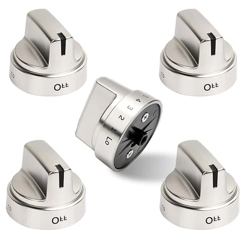 WB03X24818 Gas Range Control Knobs 5x for GE Convection&Conventional Oven/Stove - Picture 2 of 11