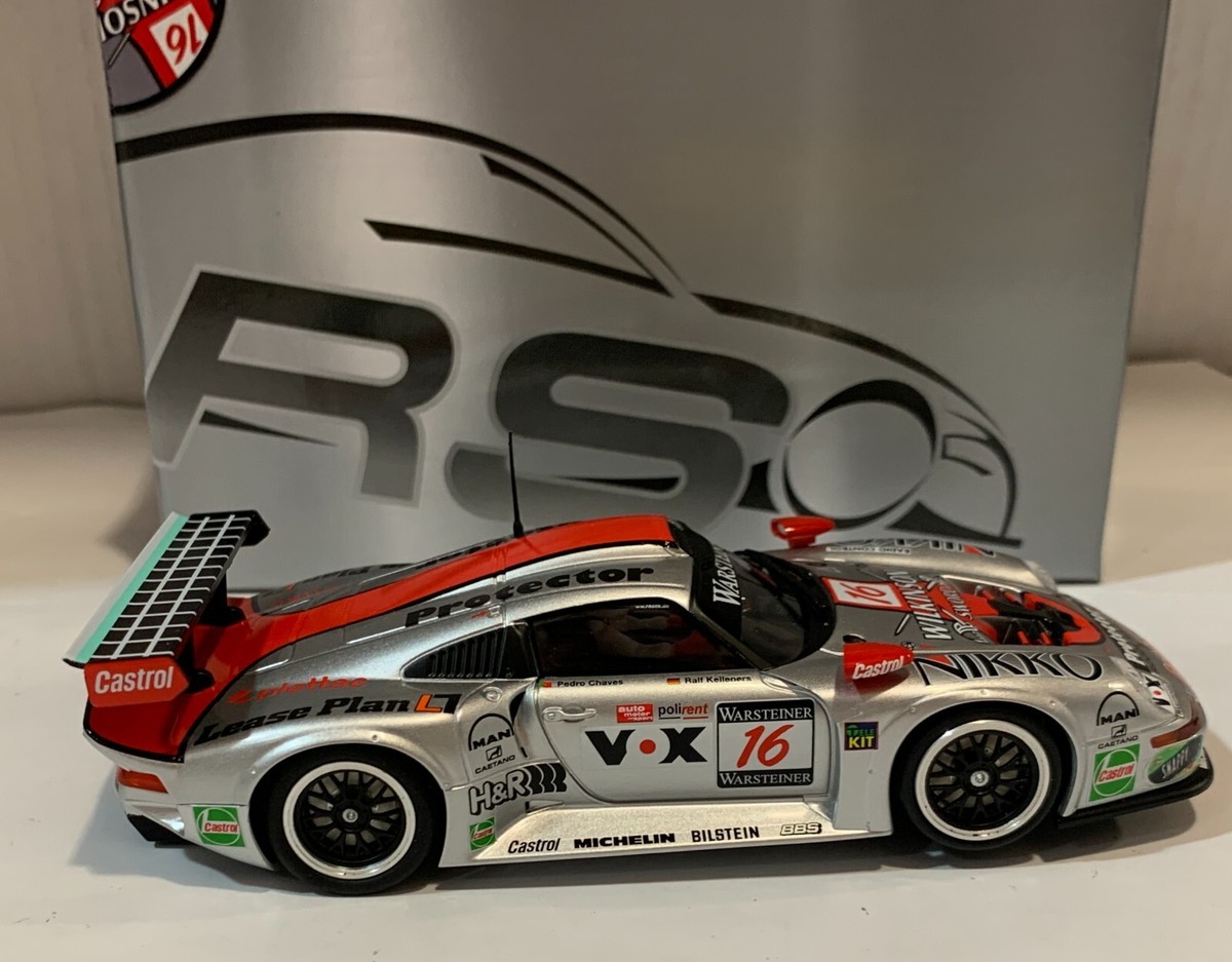 Slot Car Revoslot Porsche 911 GT1 Roock Racing N°16 – échelle 1/32