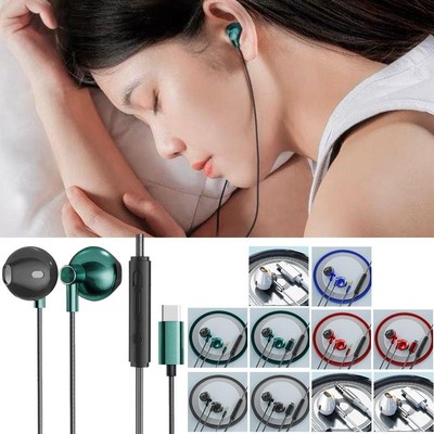 HIFI Bass Stereo Wired Earbuds Headset In-Ear Earphone Headphones 3.5mm/USB-C DE