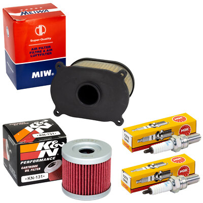 Set Luftfilter Ölfilter Zündkerze für Hyosung GT 125 N GT 125 R 2003-17 Wartung