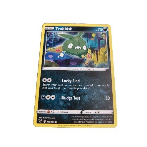 Pokemon Vivid Voltage Trubbish Common Trading Card 110/185 (F2