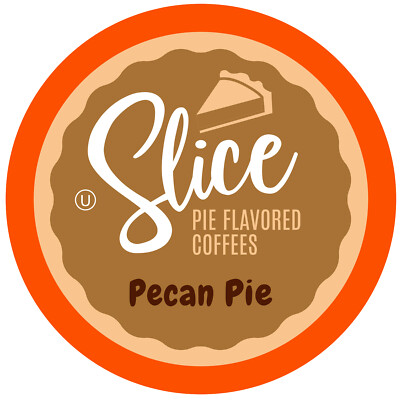 Slice Flavored Coffee Pods Compatible for Keurig 2.0 Brewers, Pecan Pie,40 Count