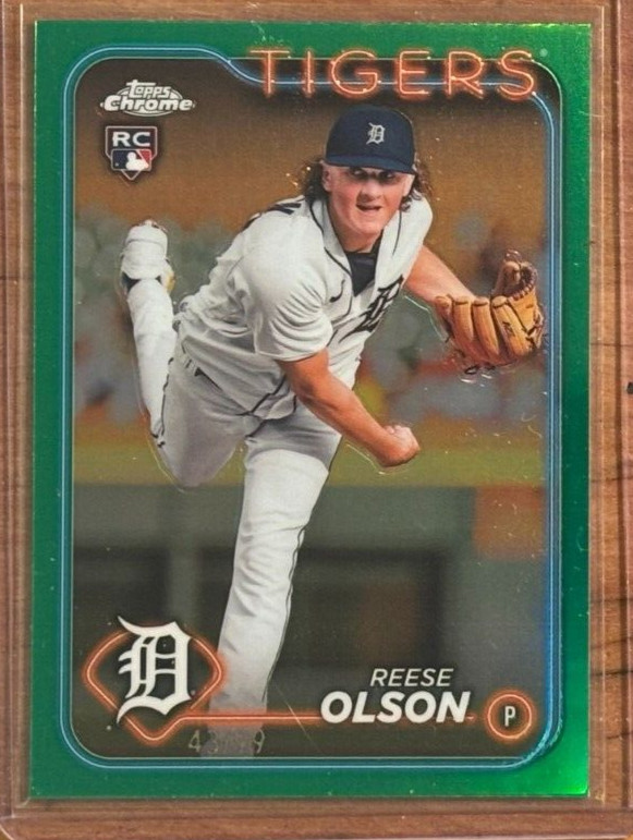 2024 Topps Chrome - True Green Refractor #40 Reese Olson /99 (RC)