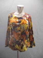 NWT PENDLETON Size L Womens 100 Silk Pocket Lightweight Button Up Blazer 844