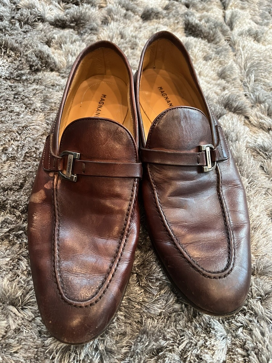 Magnanni Tonio Bit Loafer 20309 Dark Brown Leather Size 9 M  display picture 1