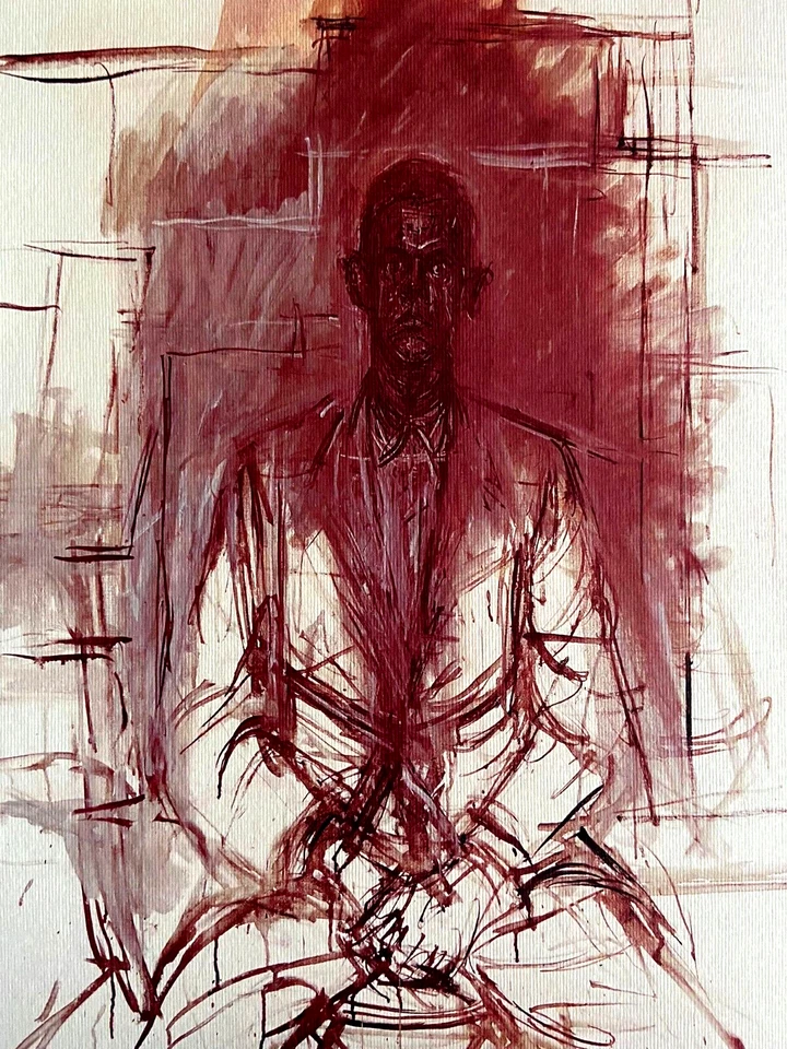 Litografía Alberto Giacometti 1961 Maeght certificado de autenticidad original numerada firmada Foto 4 de 4