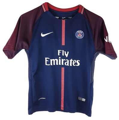 Fly Emirates Preymar 10 Youth Small Soccer Jersey PARIS SAINT