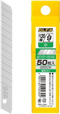 Olfa SB50K 50 Pieces Replacement Blades (Small) Made In Japan