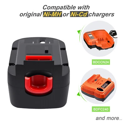 For Black Decker 14.4V A14 A144 HPB14 A144EX FIRESTORM FSB14 FS140BX 5Ah Battery