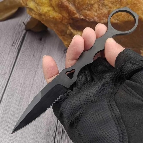 Spartan 15? Blacked Out Survival Machete 3.5mm Thick Full Tang Blade Rubber Grip – T224189-4 – Weapons Galore