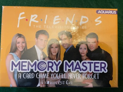 Friends Television Series Memory Master Card Game Warner Brothers Brand New 
