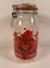 Vintage Le Parfait Super 2L The Arizona Pistachio Company Remplissage Glass Jar