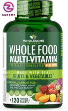Whole Food Multivitamin for Men - Natural Multi Vitamins, Minerals, Organic Extr