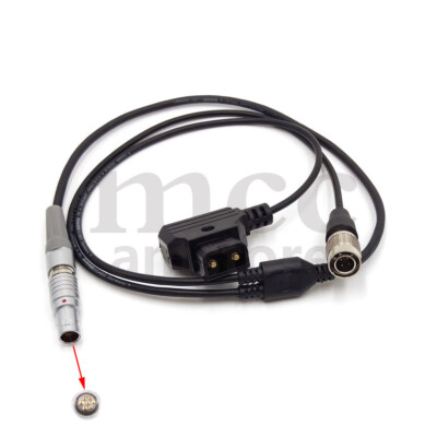 ARRI cforce RF/cmotion cRRO motor and CAM 7pin to Sony F5/55 Hirose 4 pin & DTAP