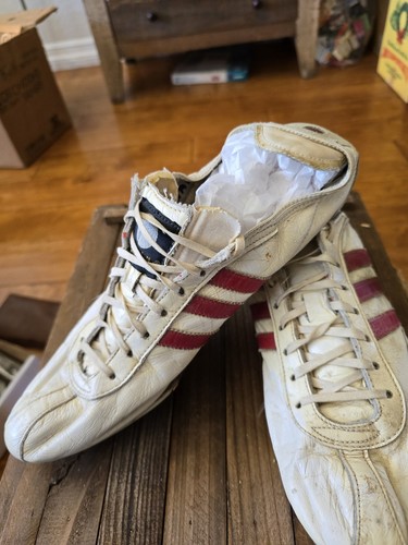 Vintage Spot Bilt 1940s Track Spikes Shoes Leather. ( READ ) - Picture 6 of 9