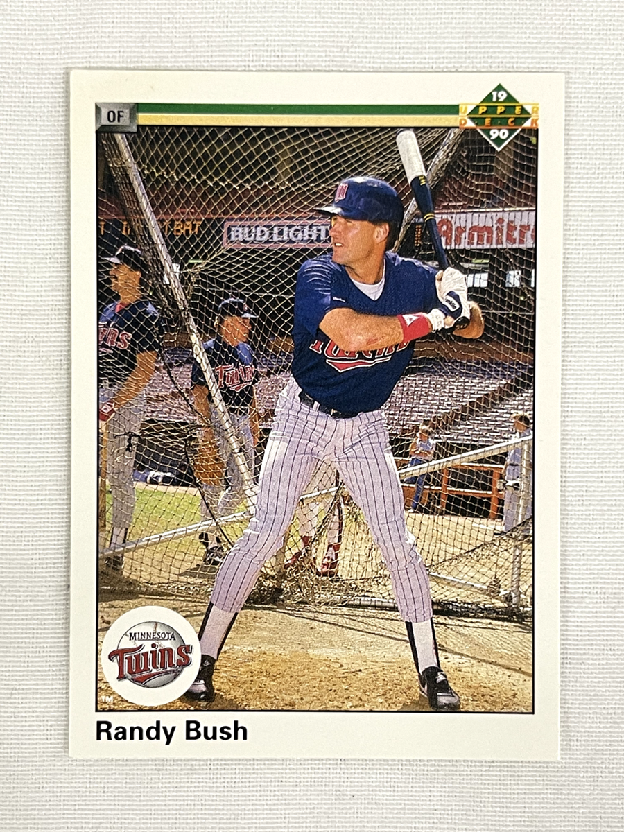 1990 Upper Deck Baseball Card #493 Randy Bush Minnesota