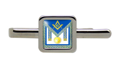 Portachiavi massonico – Squadra e compasso – Metallo dorato