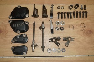 1986 Honda CR250 CR 250 OEM Cylinder Exhaust Power Valve Shaft & Cover