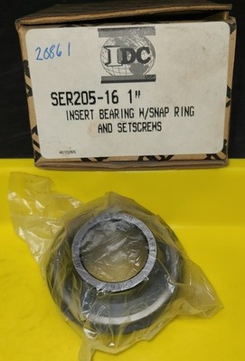 IDC SER205-16 Ball Insert Bearing, 1'' Bore Diam., 2.0472'' OD