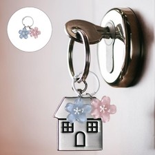 Sweet Cherry Clear Keychain Feminine Present Resin Texture for Key Bag