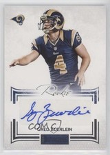 2012 Panini Playbook Rookie Signatures 26/140 Greg Zuerlein #79 Auto x5u