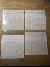 AALL Create Four Stencils Embossing Templates New Unused 112 / 169 / 129 / 41