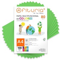 A4 Farbiges Papier 80G 100 Blatt - Basteln, Drucker, Scrapbooking, BüRo