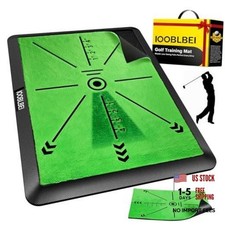 Golf Hitting Mat, 16"x12" Golf Practice Mat with Swing Path Feedback,