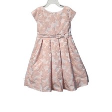 Sweet Kids Girls Pink Floral Fit Flare Party Dress SK625 Size 6