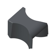 Chevrolet Corvette C7 Cup Holder Divider Can Side Insert Black ABS USA Made 1pc