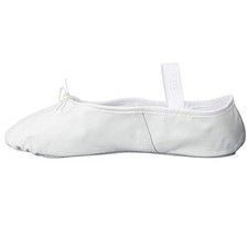 Capezio Daisy 205 White Leather Ballet Shoes Toddler Girls Size 6.5