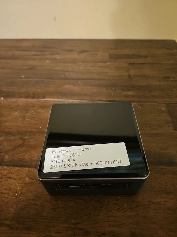 INTEL NUC7I7BNH ACTUALIZADO Core i7 7567U 250GB+500TB,8GB Win11  Foto 2 de 4