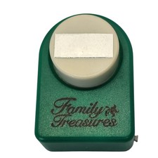 Family Treasures Green Craft Punch Rectangle 1 To 1.75 In Scrapbook Cards